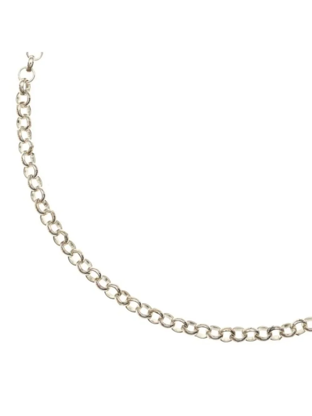 Chrome Hearts Roll Chain Necklace Silver
